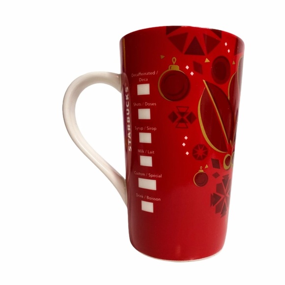 2013 Starbucks Red Holiday Christmas Mug - Picture 3 of 15
